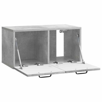 Wandmontierter TV-Schrank Betongrau 59,5 x 31 x 30 cm