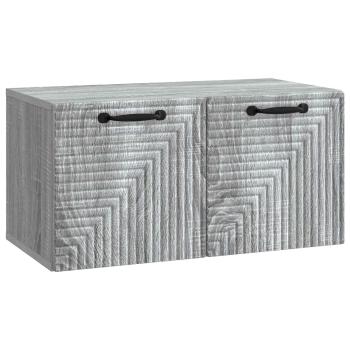 Wandmontierter TV-Schrank Graues Sonoma 59,5 x 31 x 30 cm