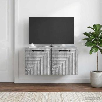 Wandmontierter TV-Schrank Graues Sonoma 59,5 x 31 x 30 cm