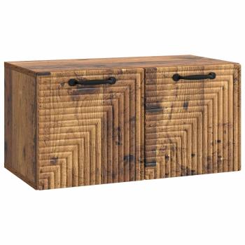 Wandmontierter TV-Schrank Altholz 59,5 x 31 x 30 cm