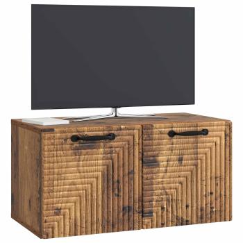 Wandmontierter TV-Schrank Altholz 59,5 x 31 x 30 cm