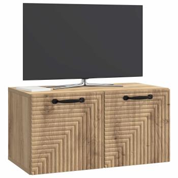 Wandmontierter TV-Schrank 59,5 x 31 x 30 cm Artisan-Eiche