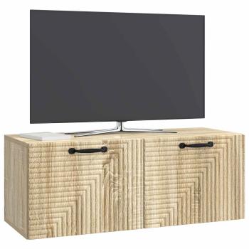 Wandmontierter TV-Schrank Sonoma-Eiche 78,5 x 31 x 30 cm