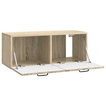 Wandmontierter TV-Schrank Sonoma-Eiche 78,5 x 31 x 30 cm
