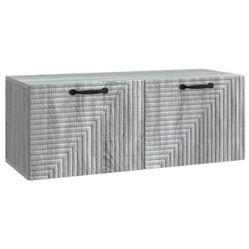 Wandmontierter TV-Schrank Graues Sonoma 78,5 x 31 x 30 cm