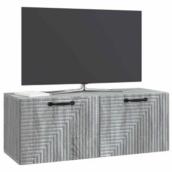 Wandmontierter TV-Schrank Graues Sonoma 78,5 x 31 x 30 cm