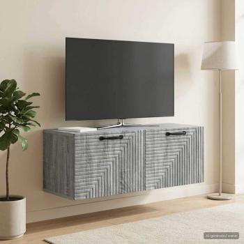 Wandmontierter TV-Schrank Graues Sonoma 78,5 x 31 x 30 cm