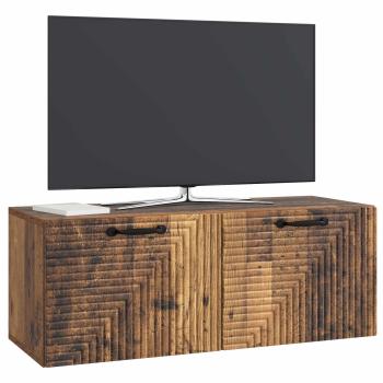 Wandmontierter TV-Schrank Altholz 78,5 x 31 x 30 cm