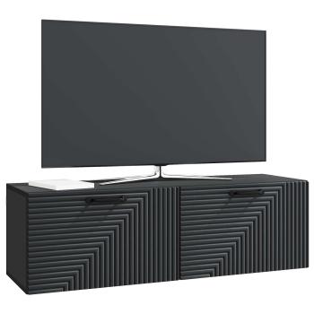 Wandmontierter TV-Schrank Schwarz 98 x 31 x 30 cm Holzwerkstoff