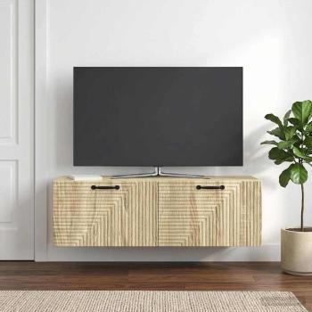 ARDEBO.de - Wandmontierter TV-Schrank Sonoma-Eiche 98 x 31 x 30 cm
