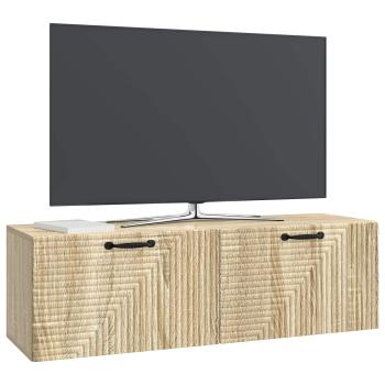 Wandmontierter TV-Schrank Sonoma-Eiche 98 x 31 x 30 cm