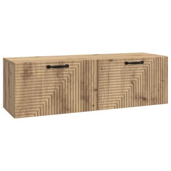 Wandmontierter TV-Schrank 98 x 31 x 30 cm Artisan-Eiche