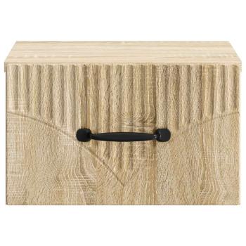 Wandmontierter Nachttisch Sonoma-Eiche 34,5 x 33 x 20 cm