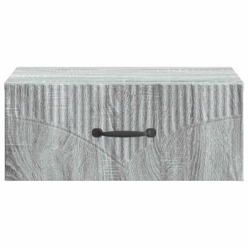 Wandmontierter Nachttisch Graues Sonoma 49 x 34,5 x 20 cm