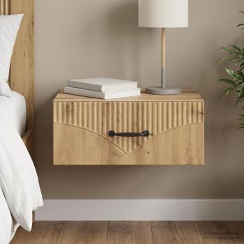 ARDEBO.de - Wandmontierter Nachttisch Artisan-Eiche 49 x 34,5 x 20 cm