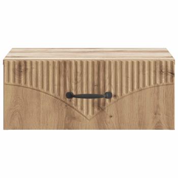 Wandmontierter Nachttisch Artisan-Eiche 49 x 34,5 x 20 cm