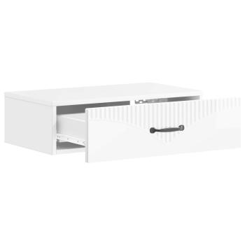 Wandmontierter Beistelltisch 59 x 34,5 x 17 cm Holzwerkstoff