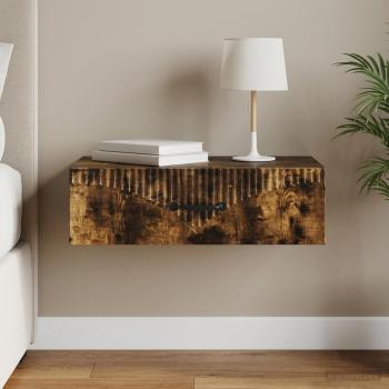 ARDEBO.de - Wandmontierter Beistelltisch 59 x 34,5 x 17 cm Holzwerkstoff