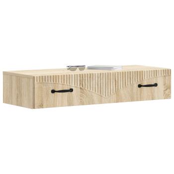 Wandmontierter Beistelltisch 87,5 x 34,5 x 17 cm Holzwerkstoff