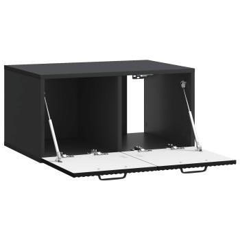 Wandmontierter TV-Schrank Schwarz 59,5 x 41 x 30 cm