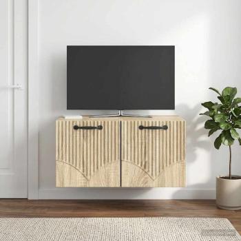 Wandmontierter TV-Schrank Sonoma-Eiche 59,5 x 41 x 30 cm