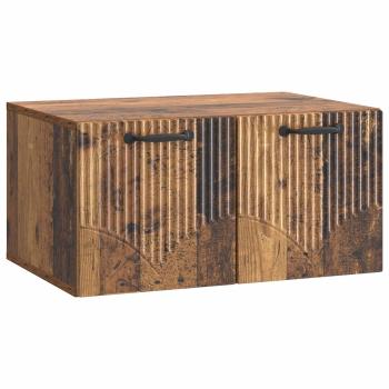Wandmontierter TV-Schrank Altholz 59,5 x 41 x 30 cm