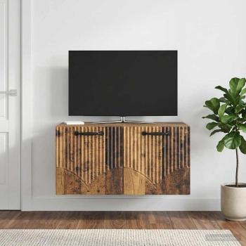 Wandmontierter TV-Schrank Altholz 59,5 x 41 x 30 cm