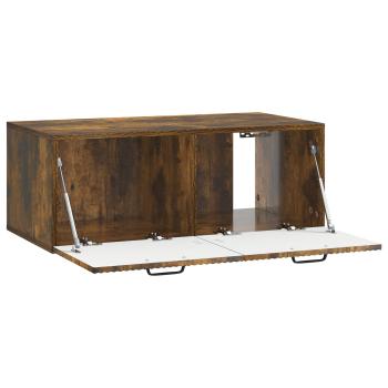 Wandmontierter TV-Schrank Geräucherte Eiche 78,5 x 41 x 30 cm