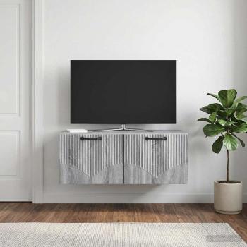 ARDEBO.de - Wandmontierter TV-Schrank Graues Sonoma 78,5 x 41 x 30 cm