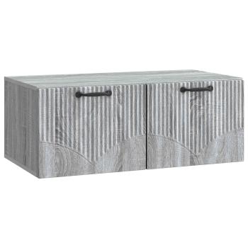 Wandmontierter TV-Schrank Graues Sonoma 78,5 x 41 x 30 cm