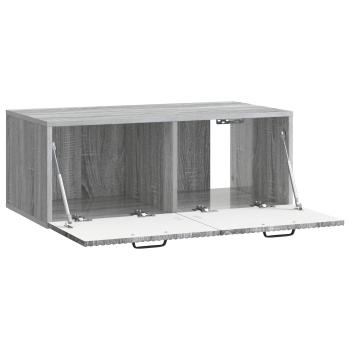 Wandmontierter TV-Schrank Graues Sonoma 78,5 x 41 x 30 cm