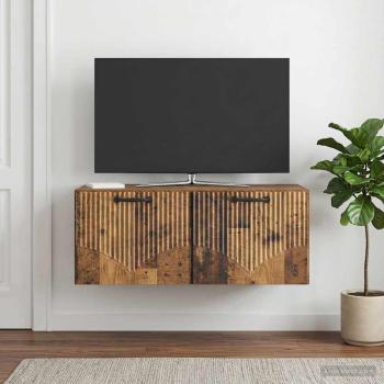 Wandmontierter TV-Schrank Altholz 78,5 x 41 x 30 cm
