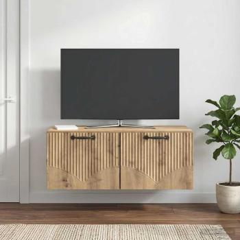ARDEBO.de - Wandmontierter TV-Schrank 78,5 x 41 x 30 cm Artisan-Eiche