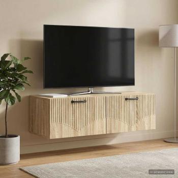 Wandmontierter TV-Schrank Sonoma-Eiche 98 x 41 x 30 cm