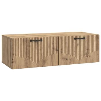 Wandmontierter TV-Schrank 98 x 41 x 30 cm Artisan-Eiche