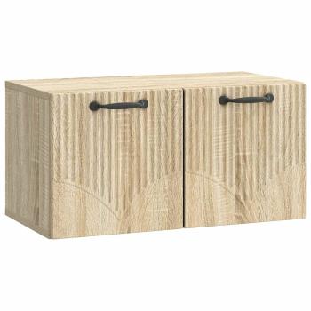 Wandmontierter TV-Schrank Sonoma-Eiche 59,5 x 31 x 30 cm
