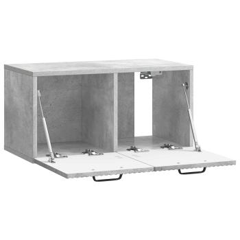 Wandmontierter TV-Schrank Betongrau 59,5 x 31 x 30 cm