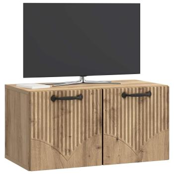 Wandmontierter TV-Schrank 59,5 x 31 x 30 cm Artisan-Eiche