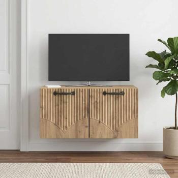 Wandmontierter TV-Schrank 59,5 x 31 x 30 cm Artisan-Eiche