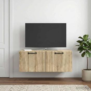 ARDEBO.de - Wandmontierter TV-Schrank Sonoma-Eiche 78,5 x 31 x 30 cm