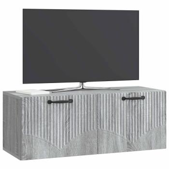 Wandmontierter TV-Schrank Graues Sonoma 78,5 x 31 x 30 cm