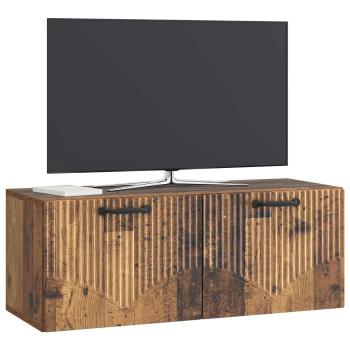Wandmontierter TV-Schrank Altholz 78,5 x 31 x 30 cm