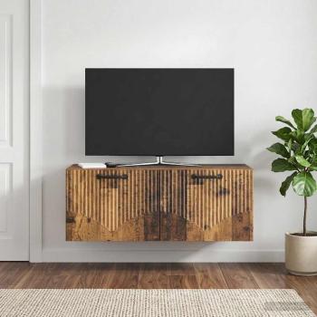 Wandmontierter TV-Schrank Altholz 78,5 x 31 x 30 cm