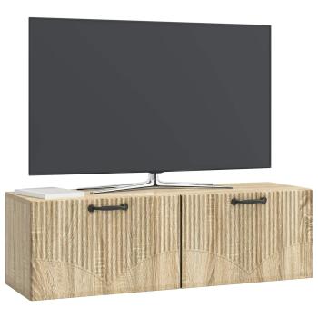 Wandmontierter TV-Schrank Sonoma-Eiche 98 x 31 x 30 cm