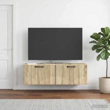 Wandmontierter TV-Schrank Sonoma-Eiche 98 x 31 x 30 cm