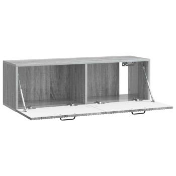 Wandmontierter TV-Schrank Graues Sonoma 98 x 31 x 30 cm