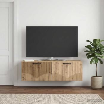 Wandmontierter TV-Schrank 98 x 31 x 30 cm Artisan-Eiche