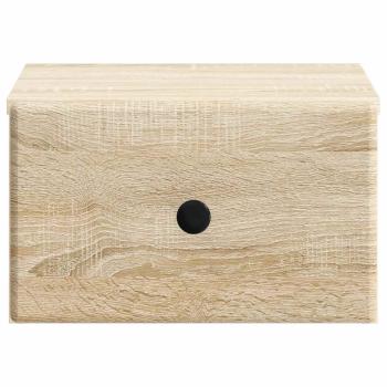 Wandmontierter Nachttisch Sonoma-Eiche 34,5 x 33 x 20 cm