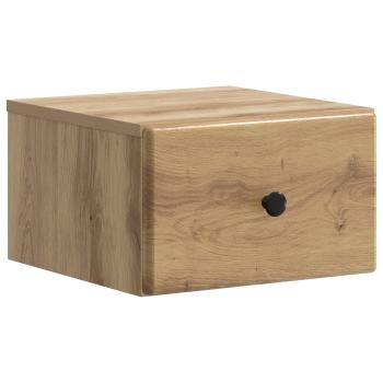 Wandmontierter Nachttisch 2 stk. Artisan-Eiche
