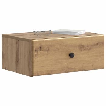 Wandmontierter Nachttisch Artisan-Eiche 49 x 34,5 x 20 cm